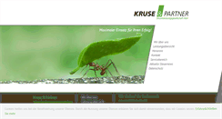 Desktop Screenshot of kruse-partner.de